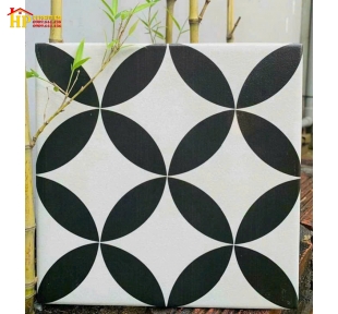 GẠCH ỐP LÁT 30X30 HOA VĂN ĐỒNG TIỀN ĐEN CAO CẤP GIÁ RẺ