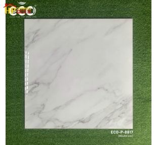 GẠCH LÁT NỀN 80X80 TRẮNG VÂN KHÓI 8817 CAO CẤP GIÁ RẺ