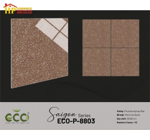 GẠCH LÁT NỀN 80X80 MÀU NÂU NÈ ĐỎ 8803 CAO CẤP GIÁ RẺ
