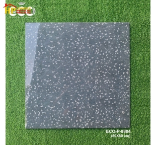 GẠCH LÁT NỀN 80X80 MÀU XÁM ĐẬM VÂN ĐÁ MÀI 8804 CAO CẤP GIÁ RẺ