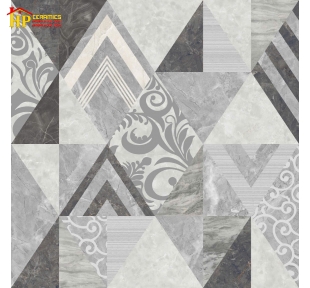 GẠCH LÁT NỀN 80X80 TRANG TRÍ HÌNH TAM GIÁC NHỎ 803MX