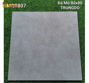 GẠCH LÁT NỀN 80X80 VÂN ĐÁ XÁM 8807 MATT CAO CẤP GIÁ RẺ