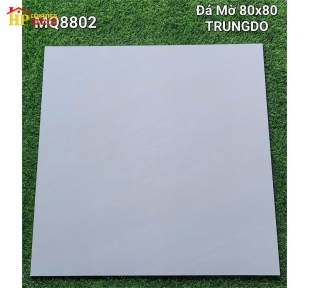GẠCH LÁT NỀN 80X80 VÂN ĐÁ XÁM TRẮNG MATT 8802 CAO CẤP GIÁ RẺ