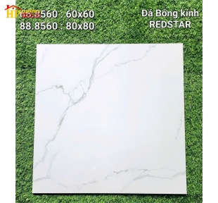 GẠCH LÁT NỀN 80X80 TRẮNG VÂN KHÓI 8560 CAO CẤP GIÁ RẺ
