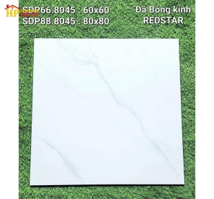 GẠCH LÁT NỀN 80X80 TRẮNG VÂN KHÓI 8045 CAO CẤP GIÁ RẺ