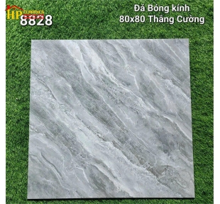 GẠCH LÁT NỀN 80X80 VÂN ĐÁ MARBLE XÁM ĐẬM 8828 CAO CẤP GIÁ RẺ