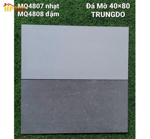 GẠCH ỐP TƯỜNG 40X80 VÂN ĐÁ XÁM ĐẬM LỢT MATT 4807 CAO CẤP GIÁ RẺ