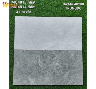 GẠCH ỐP TƯỜNG 40X80 VÂN ĐÁ XÁM MATT ĐẬM LỢT 4813 CAO CẤP GIÁ RẺ