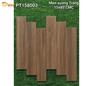 GẠCH LÁT NỀN 15X80 VÂN GỖ NÂU ĐẬM 158003 CAO CẤP GIÁ RẺ