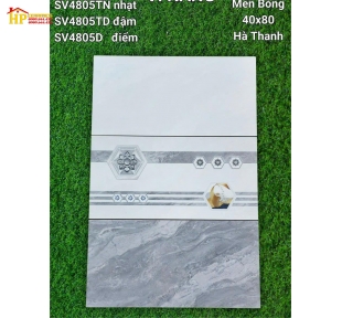 GẠCH ỐP TƯỜNG 40X80 VÂN ĐÁ XÁM ĐẬM LỢT ĐIỂM 4805 CAO CẤP GIÁ RẺ