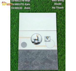GẠCH ỐP TƯỜNG 40X80 VÂN ĐÁ XÁM ĐẬM LỢT 4803 CAO CẤP GIÁ RẺ