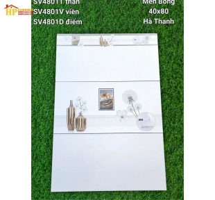 GẠCH ỐP TƯỜNG 40X80 TRẮNG VÂN KHÓI 4801 CAO CẤP GIÁ RẺ