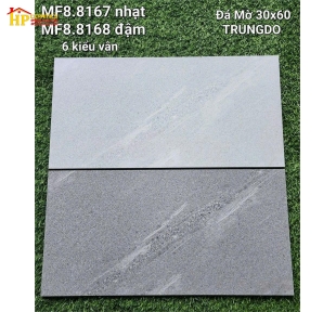 GẠCH ỐP TƯỜNG 30X60 ĐÁ MATT VÂN MARBLE XÁM ĐẬM LỢT 8167 CAO CẤP GIÁ RẺ