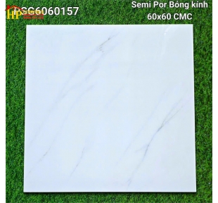 GẠCH LÁT NỀN 60X60 TRẮNG VÂN KHÓI 60157 CAO CẤP GIÁ RẺ