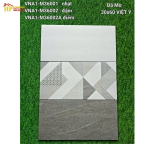 GẠCH ỐP TƯỜNG 30X60 VÂN ĐÁ XÁM ĐIỂM HIỆU ỨNG MATT 36001 CAO CẤP GIÁ RẺ