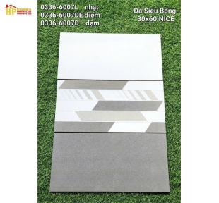 GẠCH ỐP TƯỜNG 30X60 VÂN ĐÁ XÁM ĐẬM LỢT 6007 CAO CẤP GIÁ RẺ