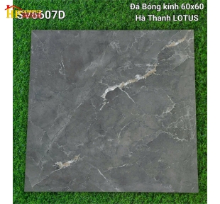 GẠCH LÁT NỀN 60X60 VÂN ĐÁ XÁM ĐẬM 6607 CAO CẤP GIÁ RẺ