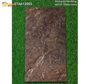 GẠCH LÁT NỀN 60X120 VÂN ĐÁ MARBLE NÂU 612005 CAO CẤP GIÁ RẺ