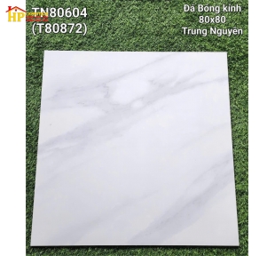 GẠCH LÁT NỀN 80X80 TRẮNG VÂN KHÓI TN80604 CAO CẤP GIÁ RẺ