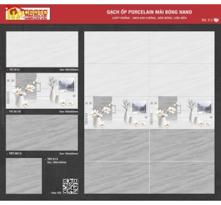 GẠCH ỐP TƯỜNG 30X60 VÂN ĐÁ XÉO XÁM SIÊU BÓNG 3614 CAO CẤP GIÁ RẺ