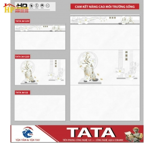 GẠCH ỐP TƯỜNG 30X60 TRẮNG VÂN MÂY ĐIỂM BÔNG SỨ TRẮNG 36122 CAO CẤP GIÁ RẺ