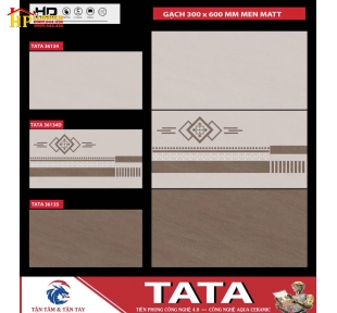 GẠCH ỐP TƯỜNG 30X60 VÂN ĐÁ MỜ NÂU ĐẬM LỢT ĐIỂM CÁ TÍNH 36134 CAO CẤP GIÁ RẺ