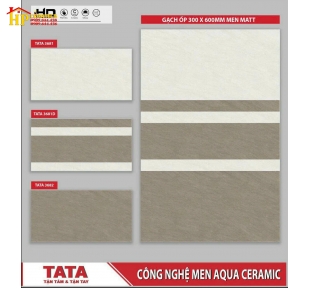 GẠCH ỐP TƯỜNG 30X60 MỜ VÂN ĐÁ NÂU ĐẬM LỢT 3681 CAO CẤP GIÁ RẺ