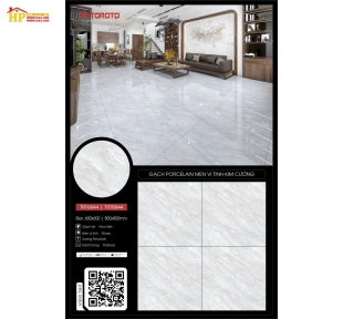 GẠCH LÁT NỀN 60X60 VÂN MÂY XÁM TRT6844 CAO CẤP GIÁ RẺ