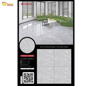 GẠCH LÁT NỀN 60X60 VÂN MÂY XÁM TRT6845 CAO CẤP GIÁ RẺ