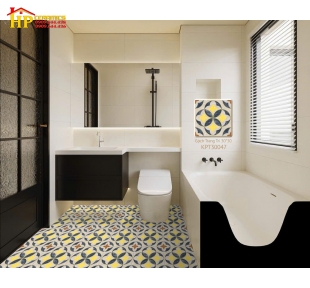 GẠCH TRANG TRÍ 30X30 HOA VĂN BÔNG LY 30047 CAO CẤP GIÁ RẺ
