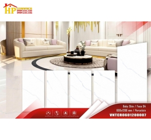 GẠCH LÁT NỀN 60X120 TRẮNG VÂN KHÓI 6012007 CAO CẤP GIÁ RẺ