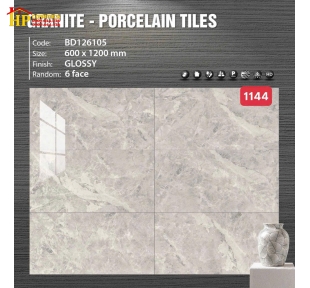 GẠCH LÁT NỀN 60X120 VÂN ĐÁ XÁM 126105 CAO CẤP GIÁ RẺ