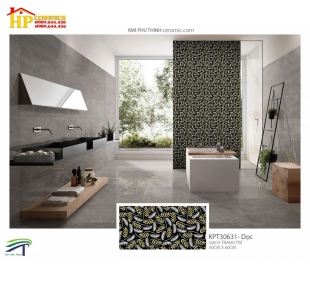 GẠCH ỐP TƯỜNG 30X60 ĐIỂM LÁ CÂY 30631 CAO CẤP GIÁ RẺ