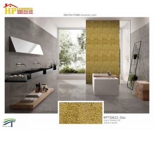 GẠCH ỐP TƯỜNG 300X600 TRANG TRÍ VÀNG 30622 CAO CẤP GIÁ RẺ