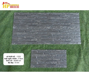 GẠCH TRANG TRÍ 30X60 ĐÁ XÂY XÁM ĐẬM 1233 CAO CẤP GIÁ RẺ