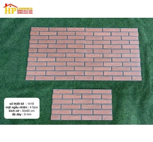 GẠCH TRANG TRÍ 30X60 GIẢ CỔ NÂU ĐỎ 1418 CAO CẤP GIÁ RẺ