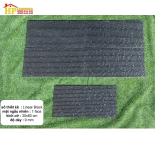 GẠCH TRANG TRÍ 30X60 SỌC ĐEN LINEAR BLACK CAO CẤP GIÁ RẺ