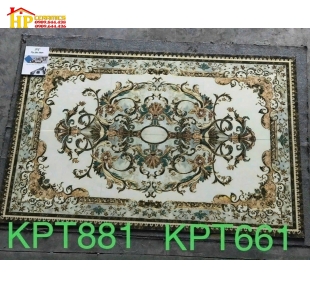 GẠCH THẢM TRANG TRÍ HOA VĂN CỔ ĐIỂN KHẮC KIM 881 CAO CẤP GIÁ RẺ