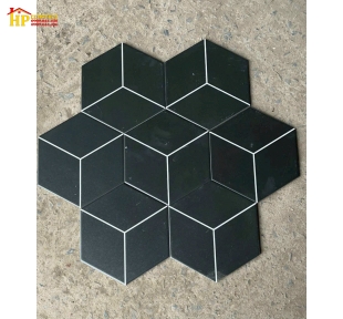 GẠCH LÁT NỀN 200X230 LỤC GIÁC HÌNH HỘP ĐEN CAO CẤP GIA RẺ