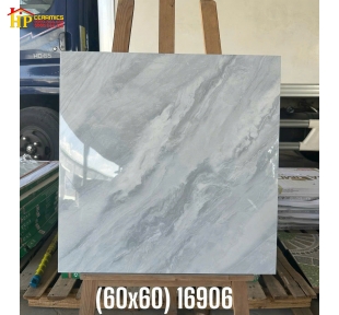 GẠCH LÁT NỀN 60X60 VÂN ĐÁ XÉO XÁM 16906 CAO CẤP GIÁ RẺ