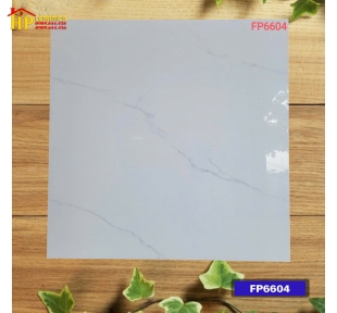 GẠCH LÁT NỀN 60X60 TRẮNG VÂN KHÓI FP6604 CAO CẤP GIÁ RẺ