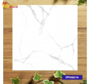 GẠCH LÁT NỀN 60X60 TRẮNG VÂN KHÓI 6014 CAO CẤP GIÁ RẺ