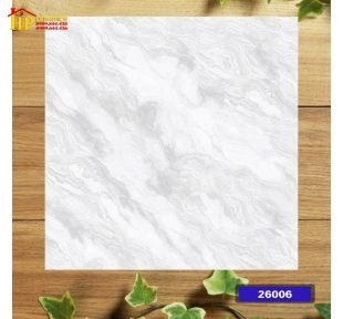 GẠCH LÁT NỀN 60X60 VÂN XÁM TRẮNG XÉO 26006 CAO CẤP GIÁ RẺ