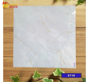 GẠCH LÁT NỀN 60X60 VÂN MÂY XÁM TRẮNG CHỈ VÀNG 5719 CAO CẤP GIÁ RẺ