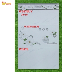 GẠCH ỐP TƯỜNG 30X60 TRẮNG VÂN KHÓI 3070 CAO CẤP GIÁ RẺ