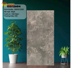 GẠCH LÁT NỀN 60X120 VÂN ĐÁ XÁM ĐẬM MATT 12604 CAO CẤP GIÁ RẺ