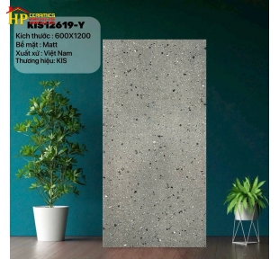 GẠCH LÁT NỀN 60X120 VÂN ĐÁ MÀI XÁM MATT 12619 CAO CẤP GIÁ RẺ