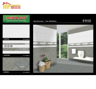 GẠCH ỐP TƯỜNG 30X60 VÂN ĐÁ XÁM ĐẬM LỢT ĐIỂM SỌC CÁ TÍNH 39520 CAO CẤP GIÁ RẺ