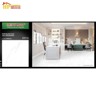 GẠCH LÁT NỀN 60X60 TRẮNG VÂN KHÓI 6022 CAO CẤP GIÁ RẺ
