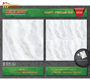 GẠCH LÁT NỀN 60X60 XÁM VÂN VÀNG 6032 CAO CẤP GIÁ RẺ